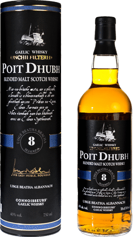 Poit Dhubh 8 year old blended scotch whisky